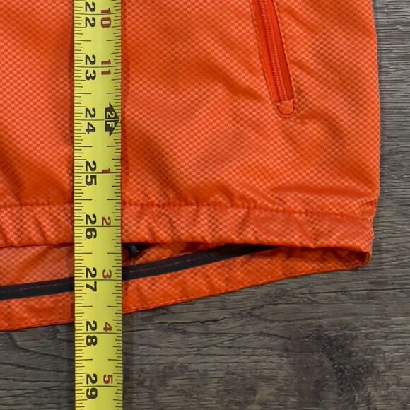 Vintage Y2K Gray Tag Nike FitStorm Full Zip Windbreaker Orange - Men's Medium - Picture 11 of 11